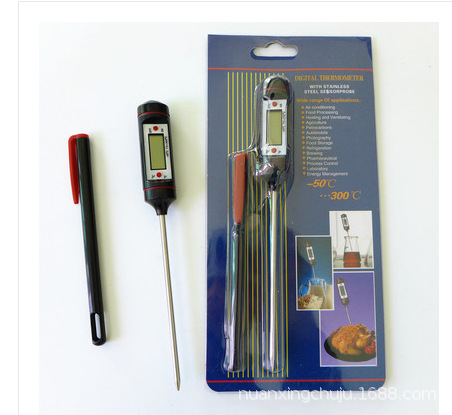 烘焙温度计食品探针烤箱测温笔式针式电子温度计烘焙工具家用