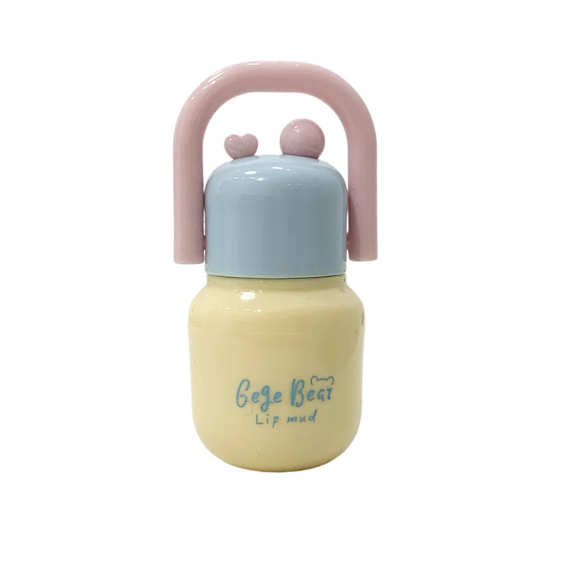 Gege Bear Glue Lip Color Lash Silky Matte White Lip Esmalte Soft Mist Lipstick Cross-Border Beauty