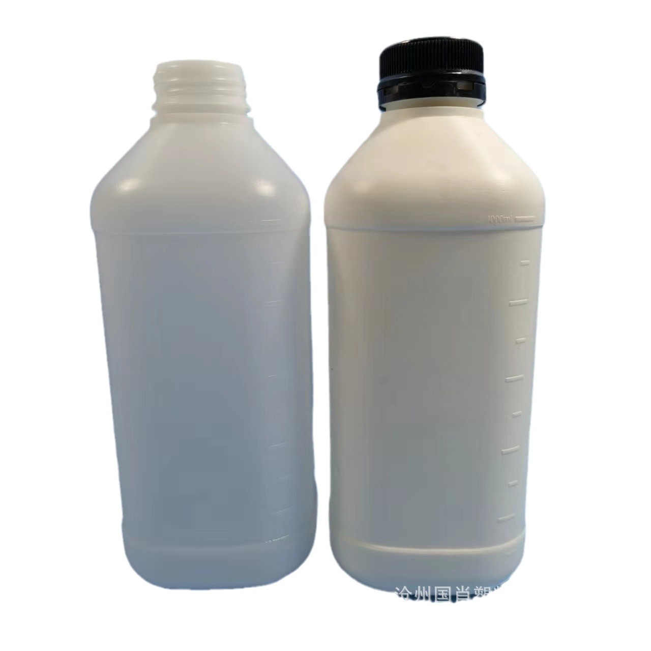 500g 1000ml botellas de plástico de reactivo redondo botellas de plástico químicas cuadradas botellas de plástico botellas de boca blanca antirrobo