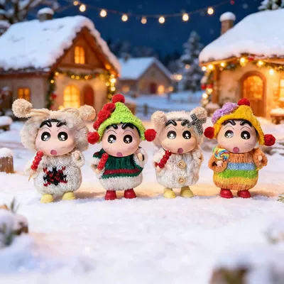 Trendy Doll Gift, Car ornaments - i-want-all-four-xiong-beibei-green-oil-milk-huhu-rainbow