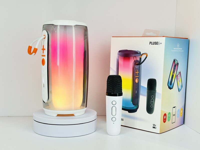 pulse6+脉动6蓝牙音响七彩呼吸氛围灯全屏炫彩呼吸灯K歌话筒一体|undefined