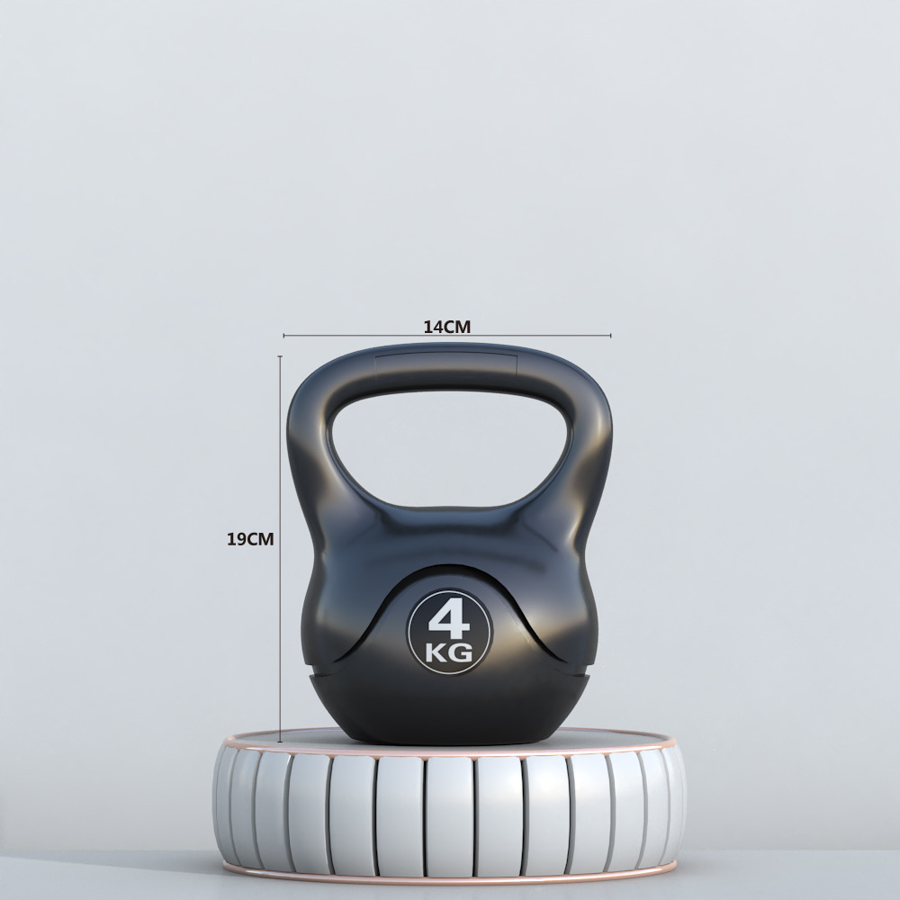 Kettlebell equipo de fitness hogar de los hombres de las mujeres de la olla sólida mancuerna levantamiento de la cadera equipo de sentadillas transfronteriza al por mayor