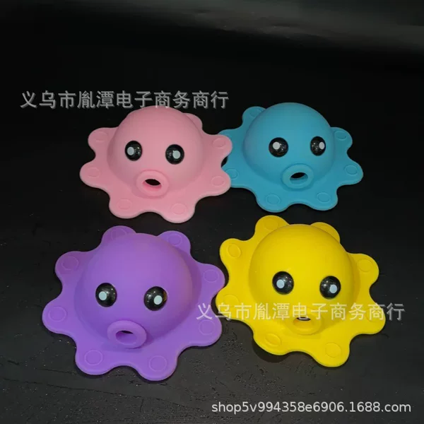 Bath Tub Overflow Drain Cover Silicone Octopus Suction Cup