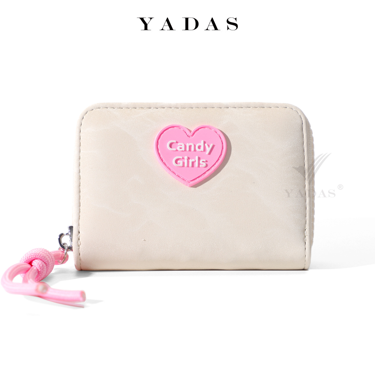 YADAS nueva cremallera mini chica de caramelo moda linda multi-tarjeta para mujer órgano PU cuero tarjeta al por mayor