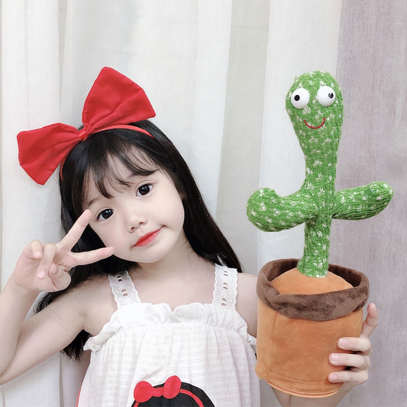 Dancing speaking toy, Birthday gift, cactus