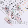 Nail stickers, summer marine adhesive fake nails for nails, suitable for import, new collection, 3D