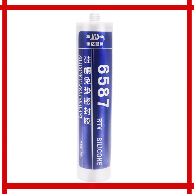 康达新材万达WD6587硅橡胶平面密封剂RTV耐高温免垫片硅酮密封胶