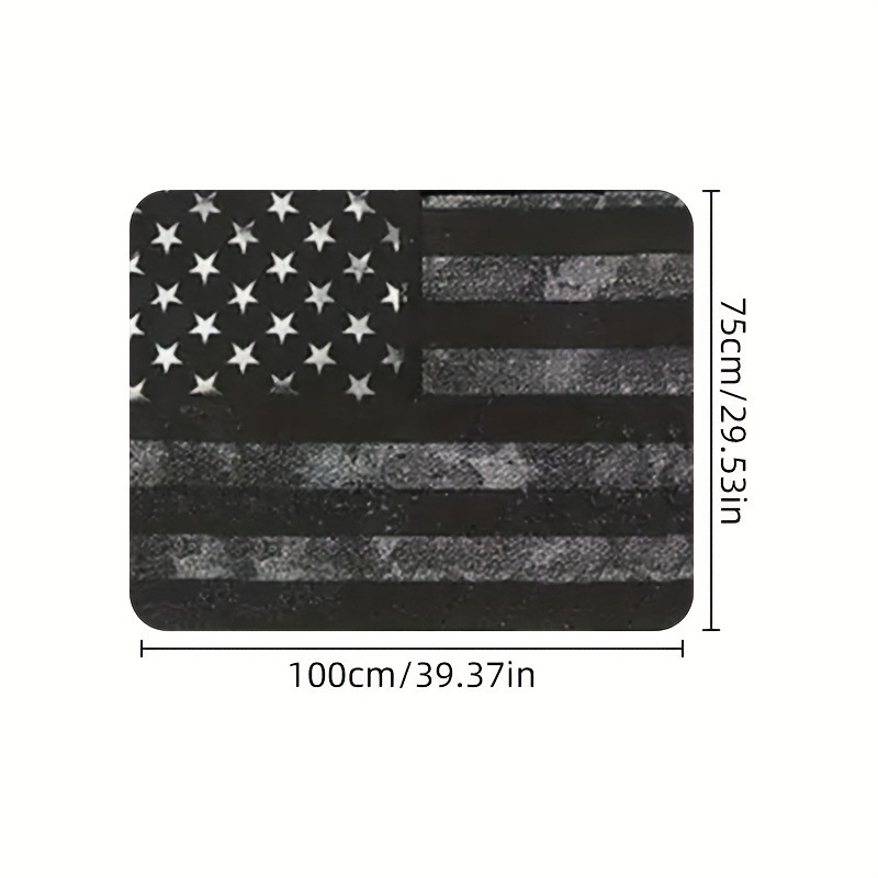 Cross-Border Amazon American-Style Car Trunk Mat, Stain-Resistant and Wear-Resistant, Water-Absorbent and Easy to Care For, Crystal Velvet Dust-Proof Mat