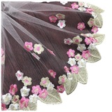 Многоцветная Кукла Барби в форме цветка, в цветочек, с вышивкой, кружевное платье