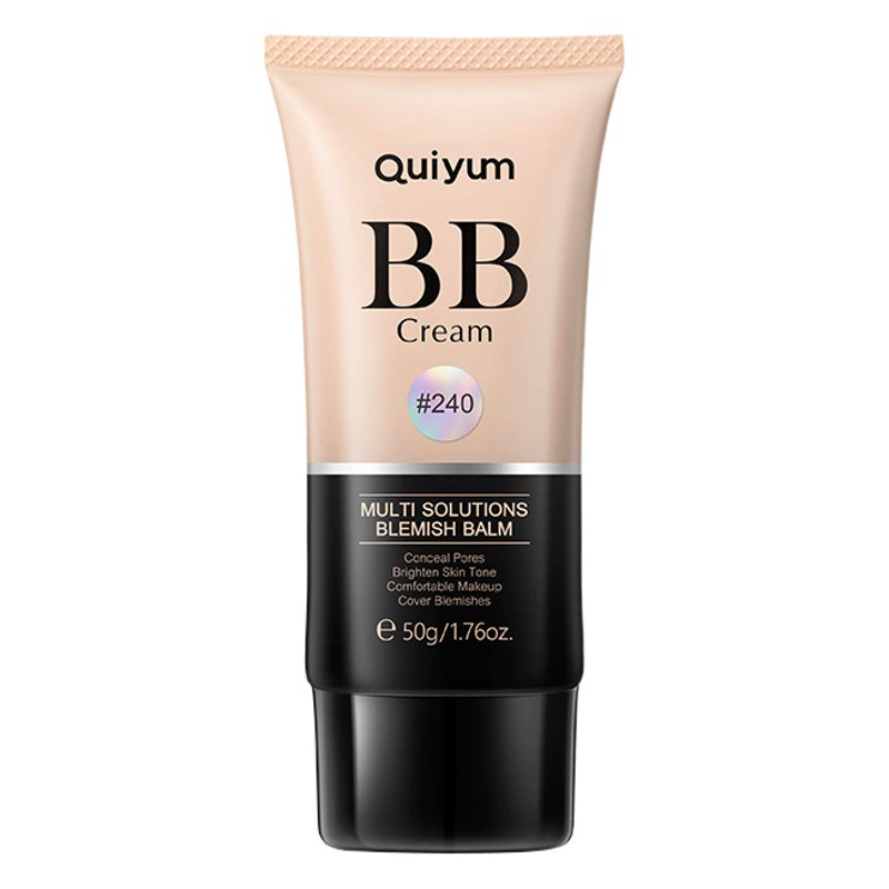 Крем-тинт TEMU QUIYUM BB (тюбик) 50г, увлажняющий и корректирующий тон кожи, кросс-бордерная косметика для экспорта.