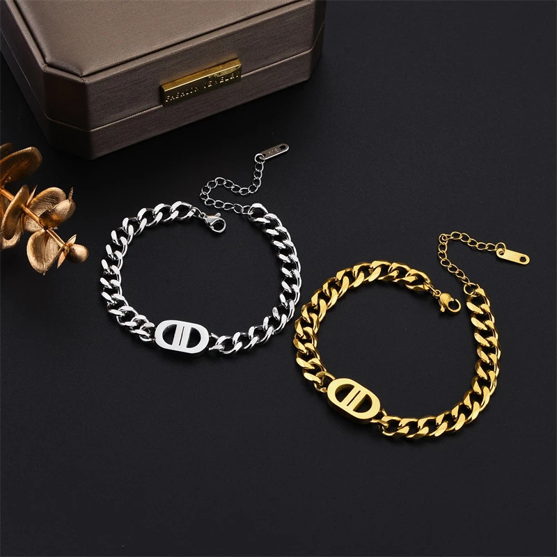 Hip-hop Solid Color Titanium Steel Bracelets Necklace display picture 4