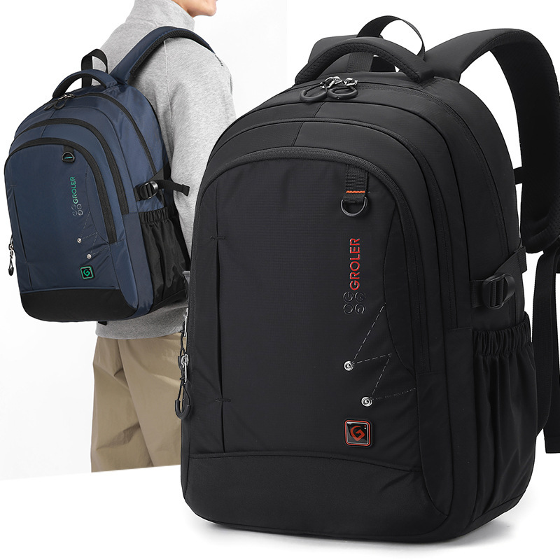 Cross-Border Backpack, Casual Large-Capacity Men's Business Computer Backpack, Lightweight Commuting Travel Outdoor Backpack