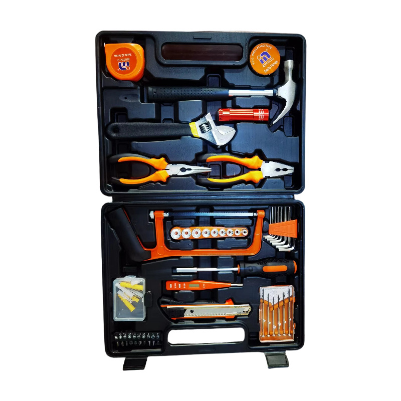 46件五金工具套装木工电动工具箱家用套装组合 修理工具礼品组套