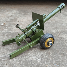 自动回膛炮大炮模型摆件过年军事模型炮炮金属玩具跨境