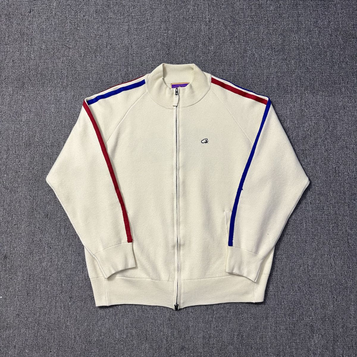 Other Sweatshirt Embroidered Logo Stripe Off-White