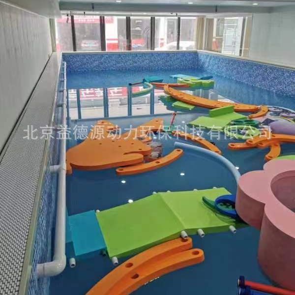 水母艾拉婴幼儿水育中心 水育教学游泳池 采用模块组装 可加宽加