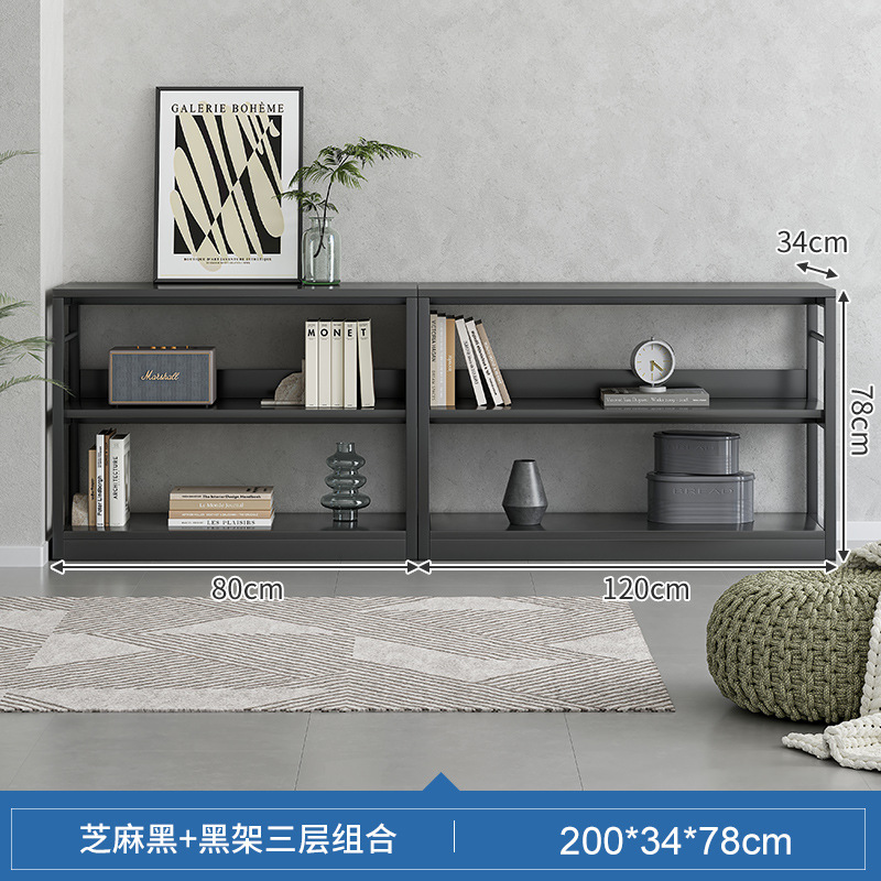 Estante de almacenamiento doméstico multicapa de pie estante de exhibición gabinete de almacenamiento sub-estante estantería decorativa estantería