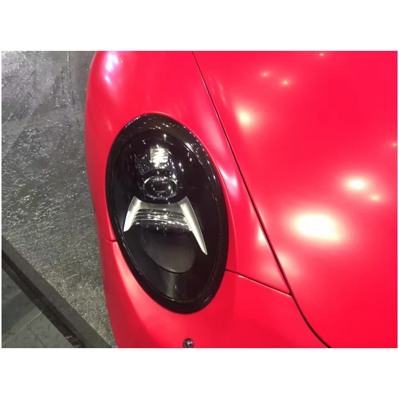 Suitable for 12-18 years Porsche 911 series 991 carbon fiber headlight lamp eyebrows carbon fiber material 991 professional