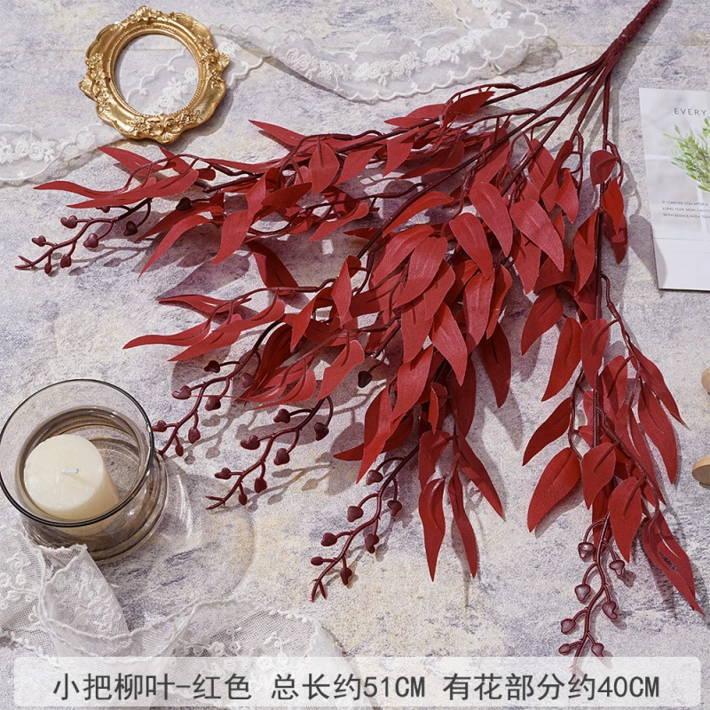 Fujiao New Year Flower Material Wholesale Simulation Flower Winter Qing You Gali Pomegranate Persimmon DIY Materials
