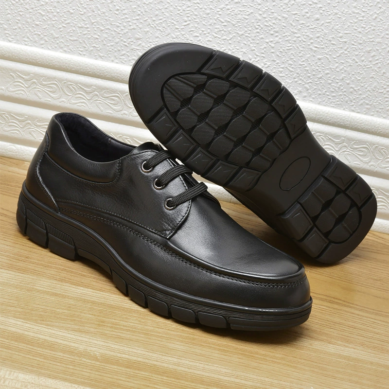 Shoes for leisure for leather shoes, footwear, autumn, cowhide, genuine leather