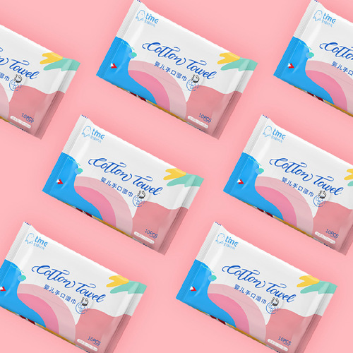 Large packs of 10-sheet baby hand and mouth wipes, portable, gentle cleansing wipes, factory dropshipping