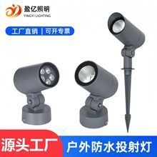 LED投光灯户外投射灯外墙建筑酒店园林亮化工程照树灯圆形聚光灯