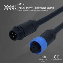 M12��ˮ�����^2345о��ĸ��|�B�Ӿ�LED��ˮ�����^�ӿھ����ղ��^