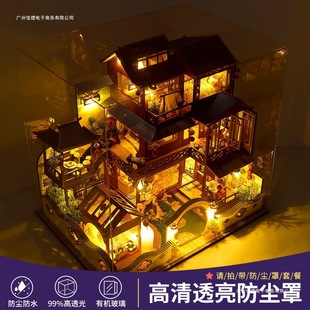 Tianyu Chinese Style DIY Cabin House Handmade Assembled Model Building Creative Toys Birthday Gift for Women