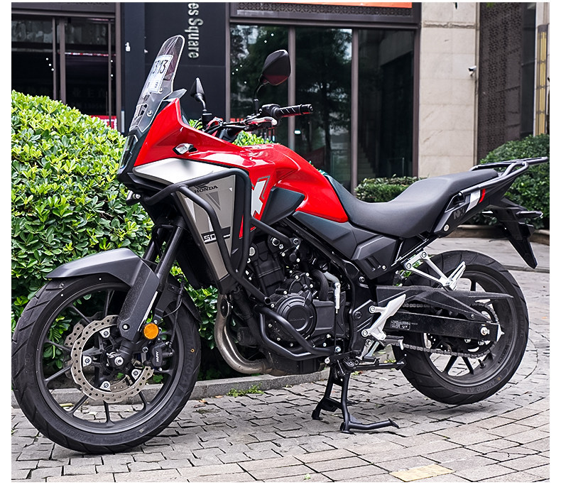 Suitable for Honda Nx500: Protective Bars, Crash Bars, Surround Bars, Rear Rack, Tail Box Rack, Main Stand Rack, Large Support Frame Modification