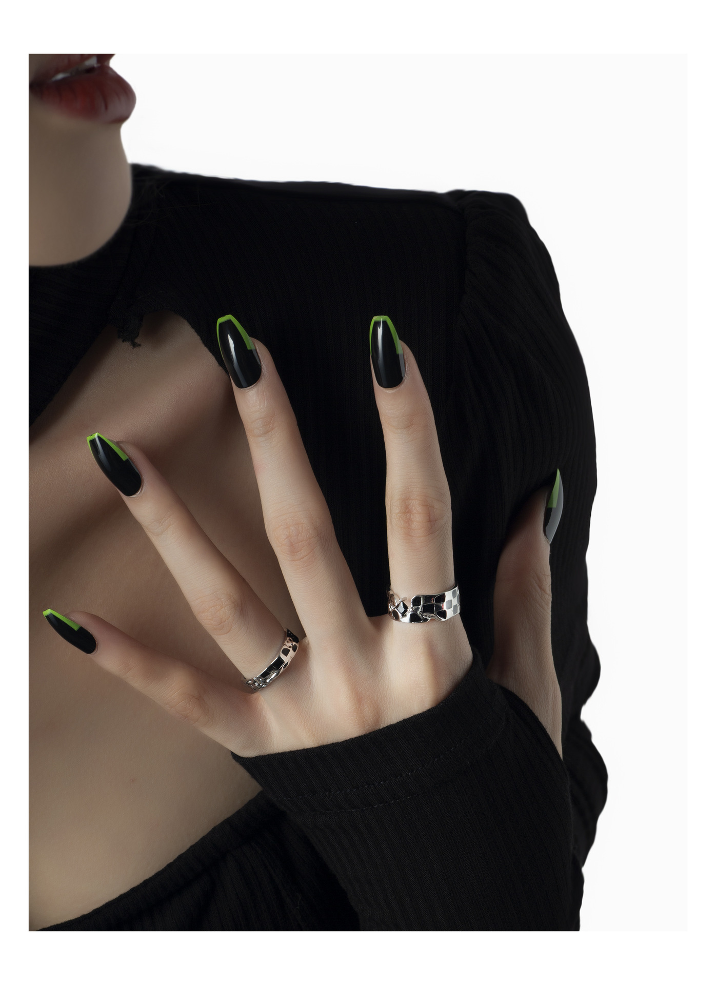 Fashion Geometric Copper Epoxy Plating Rings 1 Piece