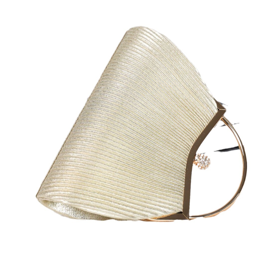 Luggage & Bags New Simple All-match Women's Handbag Fashion Pleated Shoulder Crossbody Bag Hanfu Bag Evening Bag Small Square Bag_voghion.com