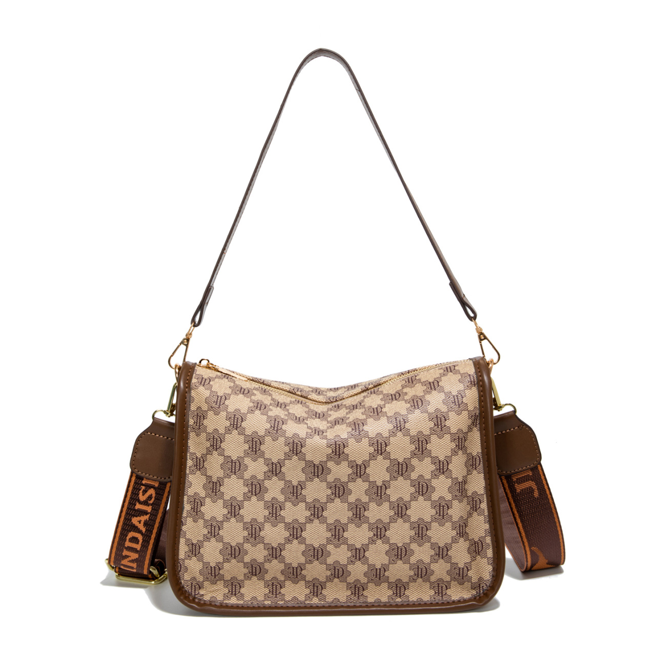 Fashionable Women's Printed Shoulder Bag With Luxurious Texture_voghion.com