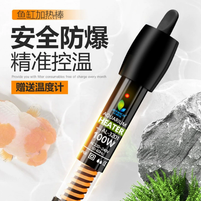 Jinlijia Нагревательная стержень для аквариума, автоматическая поддержка постоянной температуры, обогреватель для тропических рыб, специальный маленький электрический нагреватель плюс тёплая палочка