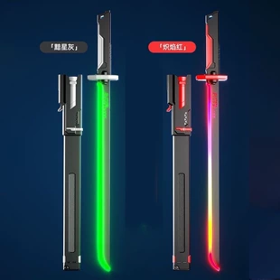 Светящийся меч с распылением звуком и LED-подсветкой
