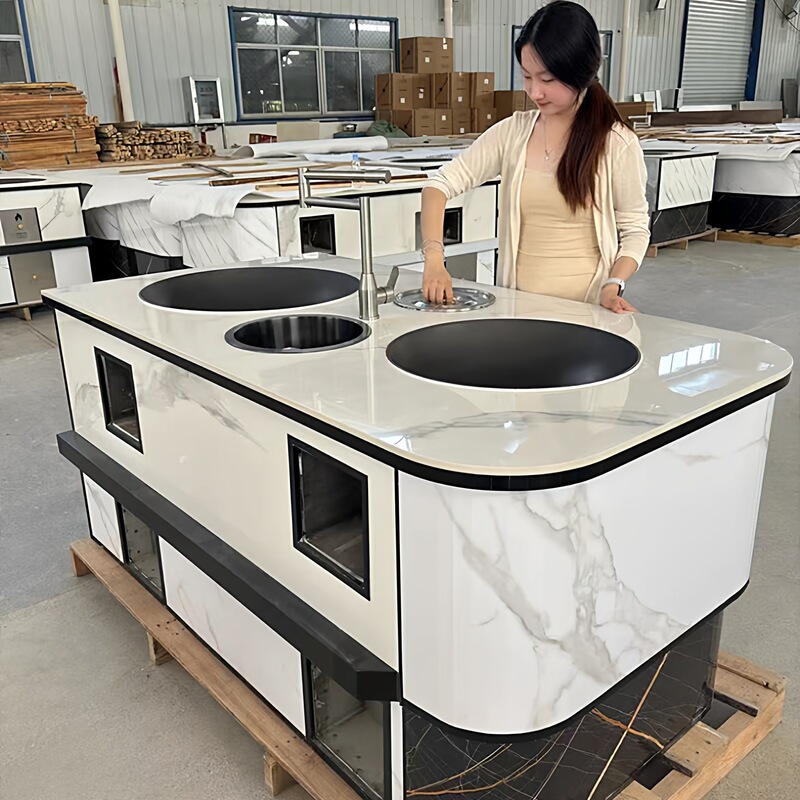 无烟新型柴火灶新款农村家用烧木柴大锅台2025传统老式双锅土灶台|undefined
