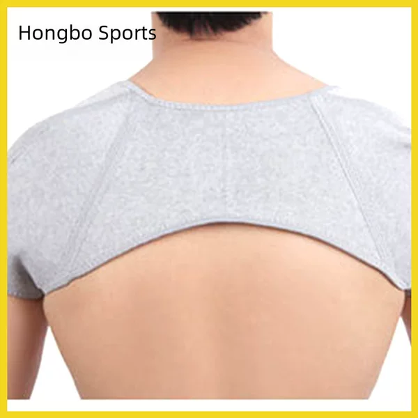 Factory production and supply autumn and winter fleece-lined bamboo charcoal shoulder pad confinement shoulder week warm sleep cold gold velvet