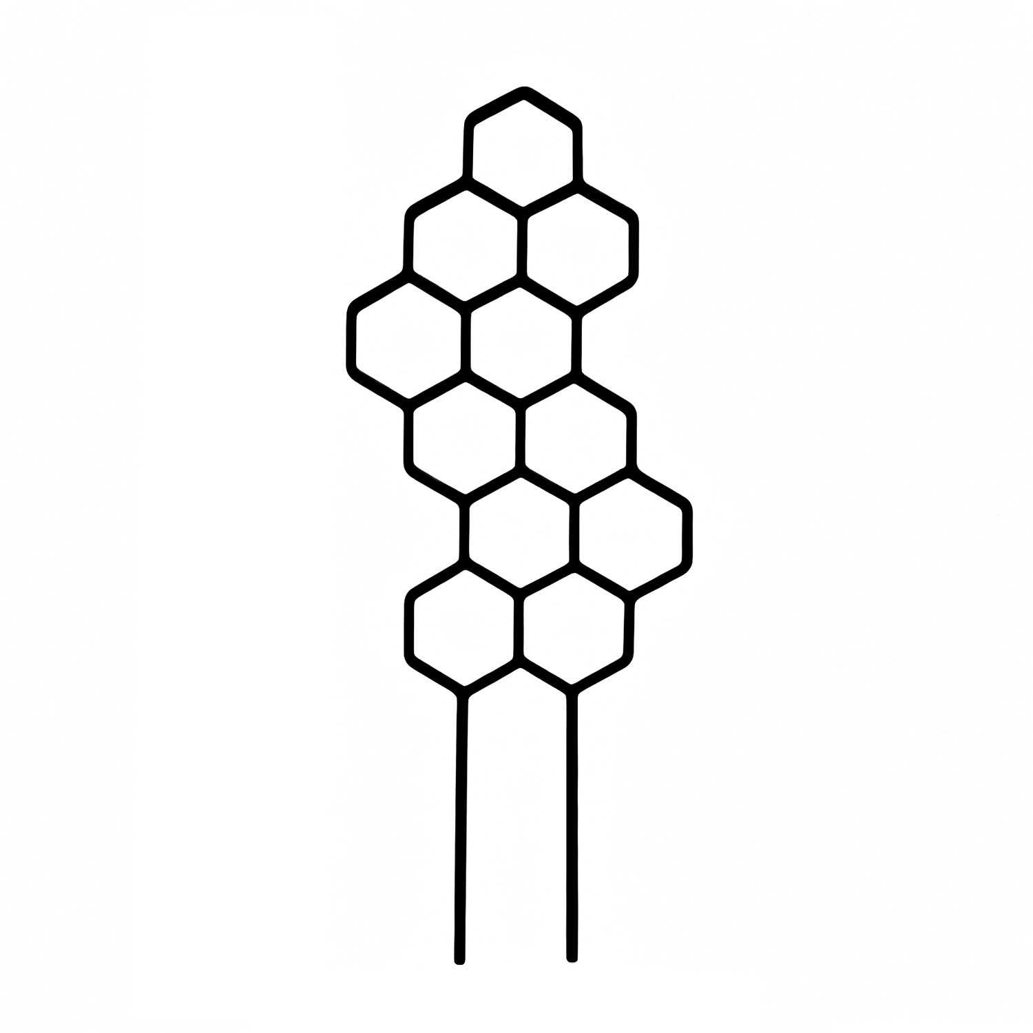 Amazon hierro forjado planta de panal escalada rack escalada vinas plantación verde horticultura en maceta soporte de varilla de soporte fija flor de arroz
