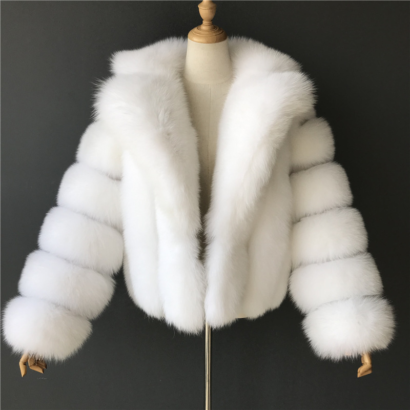 Regular Sleeve Sleeve Type Women's Elegant Streetwear Solid Color Coat Faux Fur Coat Jacket