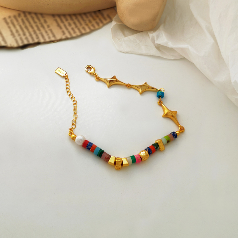 Retro Star Copper Plating Bracelets 1 Piece