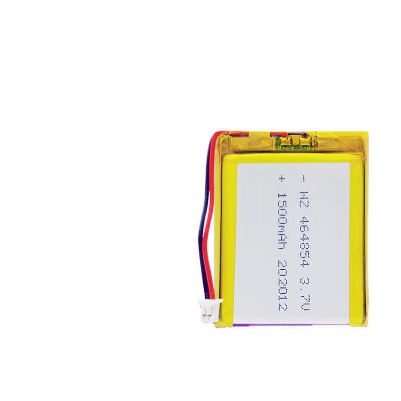 锂电池聚合物464854PL 1500mAh 3.7v 行车记录仪蓝牙音箱锂电池