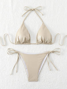 Split swimwear, sexy set, belt