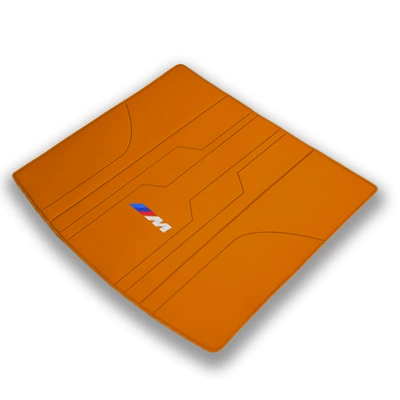Z4 Convertible Sports Car G2925Im40, Trunk Mat - microfiber-leather-vibrant-orange-m-label-bmw-z4-trunk-mat