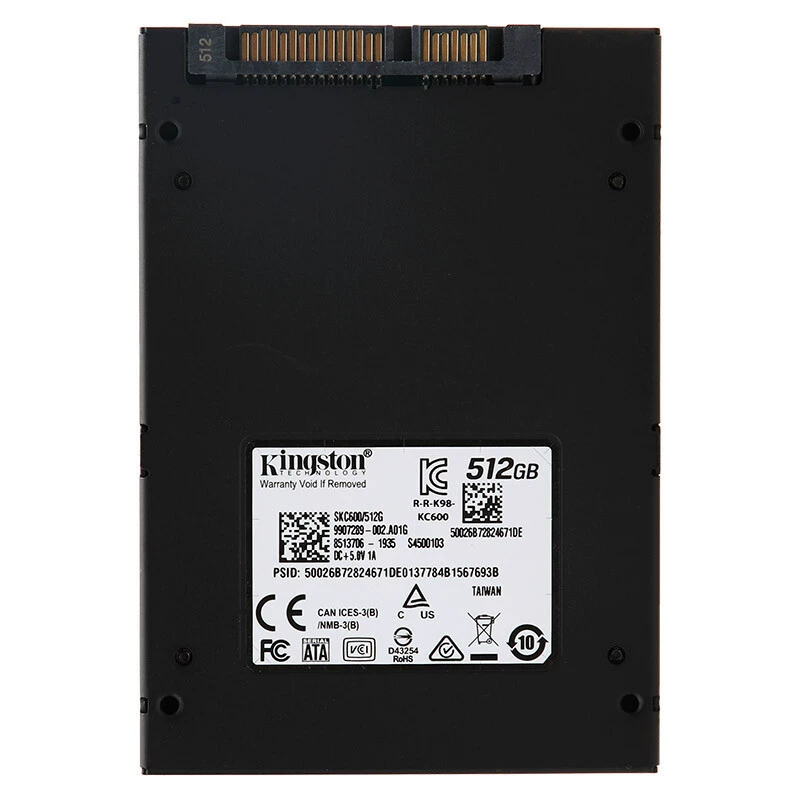 Kingston 256/512 ГБ SSD твердотельный диск KC600SATA 3 настольный компьютер ноутбук 3.0 применимо