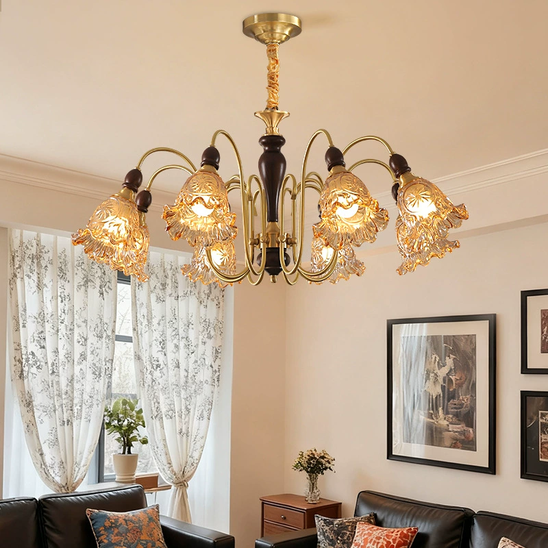 Design retro ceiling lamp for living room for bedroom, french style