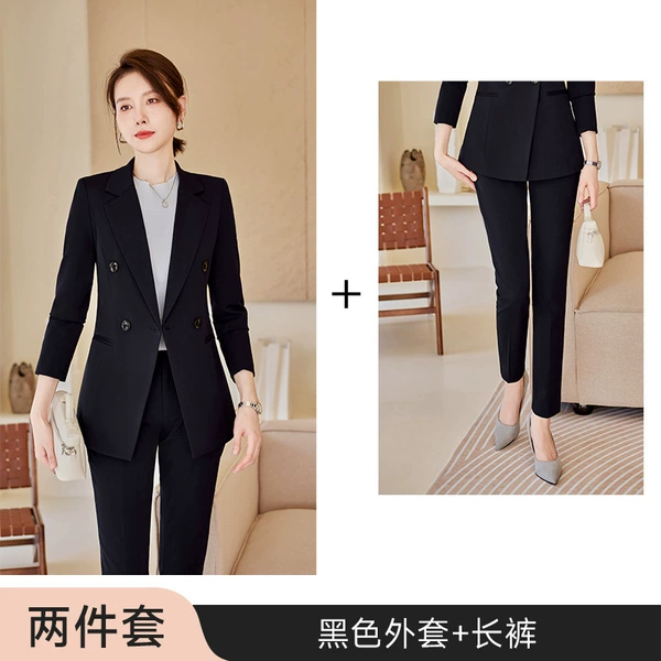 Black jacket, trousers