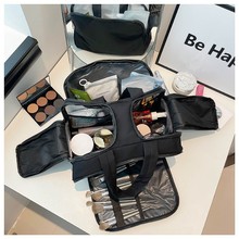 化妆包大容量女2025新款便携分区收纳包外出旅行高级感化妆洗漱包