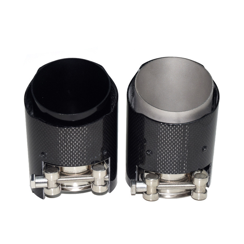 Suitable for BMW M4M3M2 modified carbon fiber Scorpio tail throat MP exhaust pipe F87F80F82F83 tail nozzle