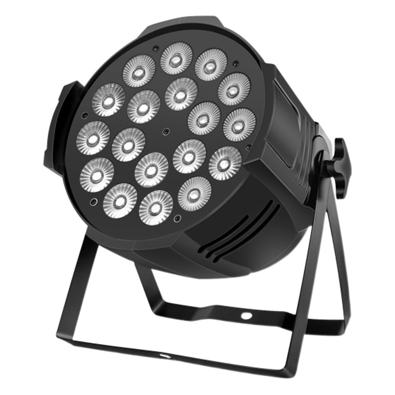 Iluminación de escenario led18 10W a todo color cuatro en un control remoto par luz de la boda COB superficie luz par rendimiento par Luz