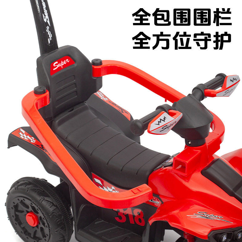 Coche de juguete eléctrico para niños, tobogán todoterreno, asiento para niños, control remoto recargable, doble tracción, todoterreno, cuatro ruedas al por mayor