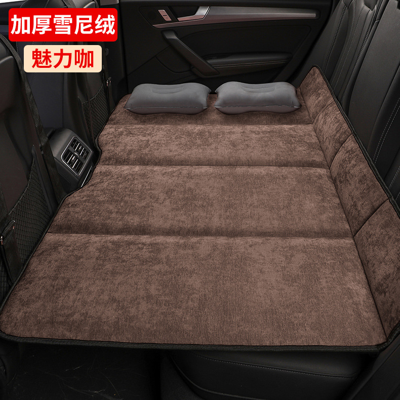 Car Rear Seat Sleeping Pad, Foldable Car Travel Bed, Suv Back Seat Sleeping Tool for Kids in the Car